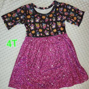 Lisa Frank Halloween dress Size 4T
